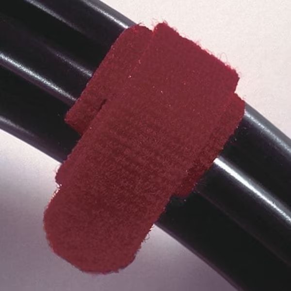 Hook Loop, Cable Tie, 1/2"x5", Black, PK10, Package quantity: 10, Rip-Tie, Mfr#: F-05-IPL-BK