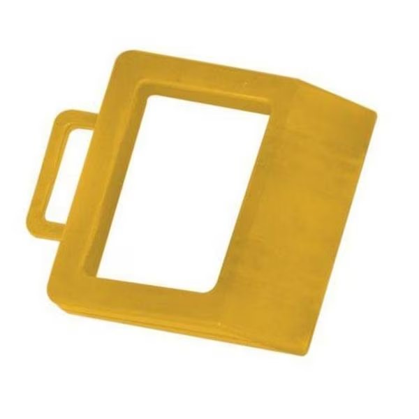 Pallet Truck Chock - Hi-Viz Yellow, Wesco, Mfr#: 272175