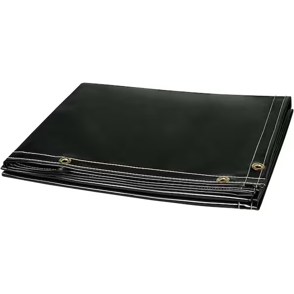 Welding Curtain, 6 ft H, 6 ft W, Shade 8, Steiner, Mfr#: 322-6x6