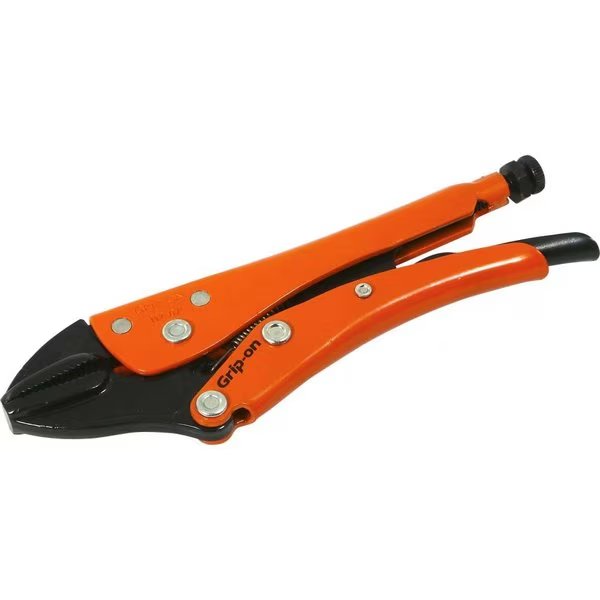 7 Locking Pliers, 178 Jaw Opening, Straight Jaws, Grip-On, Mfr#: 112-07