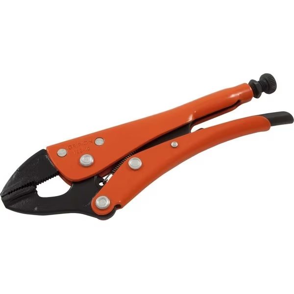 7 Locking Pliers, 118 Jaw Opening, Groovy Grip, Grip-On, Mfr#: 122-07