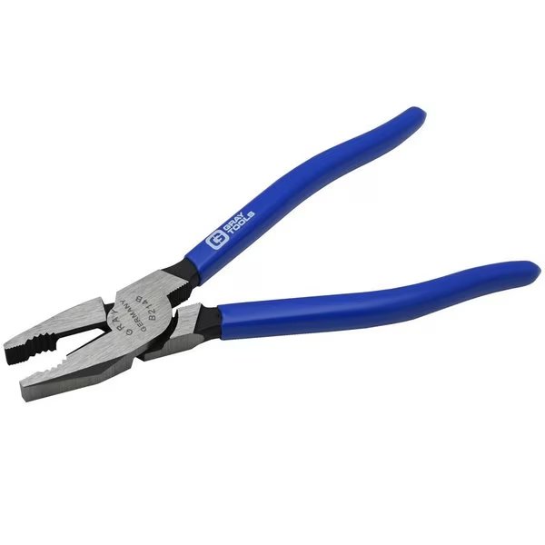 8" Lineman's Combination Plier, With Cutter, Gray Tools, Mfr#: B214B