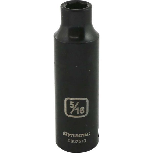 Tools 3/8" Drive 6 Point SAE, 5/16" Deep Length, Impact Socket, Dynamic, Mfr#: D007510