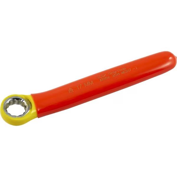 Combination Wrench 17mm, 1000V Insulated, Gray Tools, Mfr#: MEB17-I