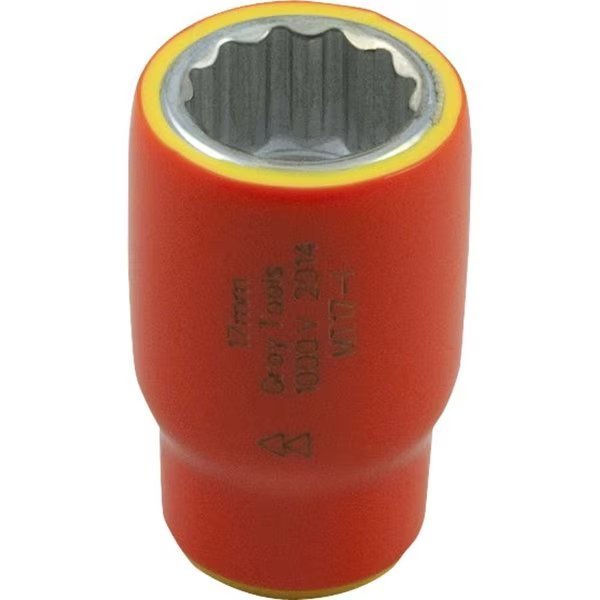 9mm X 3/8" Drive, 12 Point Standard Length, 1000V Insulated, Gray Tools, Mfr#: MT9-I