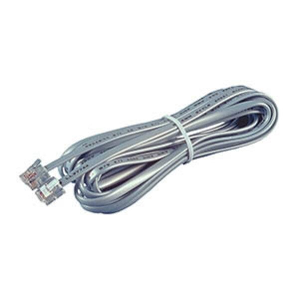Full Modular 4-Conductor Phone Line Cord, 25 ft, Allen Tel, Mfr#: AT425
