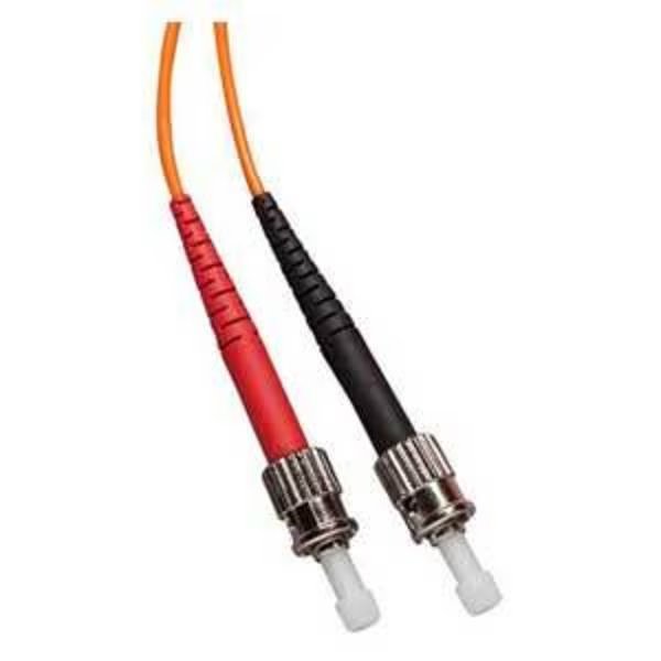 Fiber Optic Cable, Multimode OM1 Duplex ST to ST, 2 M, Allen Tel, Mfr#: GBST2-D2-02