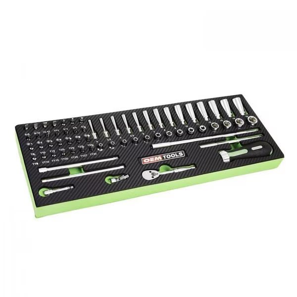 64 Piece 1/4" Drive Mechanic's Set, Oemtools, Mfr#: 23997
