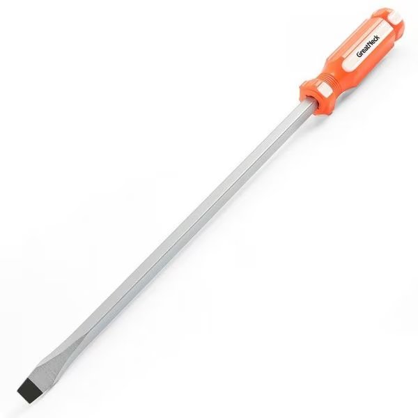 3/8 x 12 Inch Slotted Square Shank Screwdriver, Great Neck, Mfr#: 73046