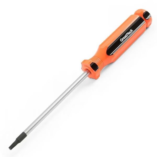 T15 x 4 Inch Star Round Shank Screwdriver, Great Neck, Mfr#: 73215