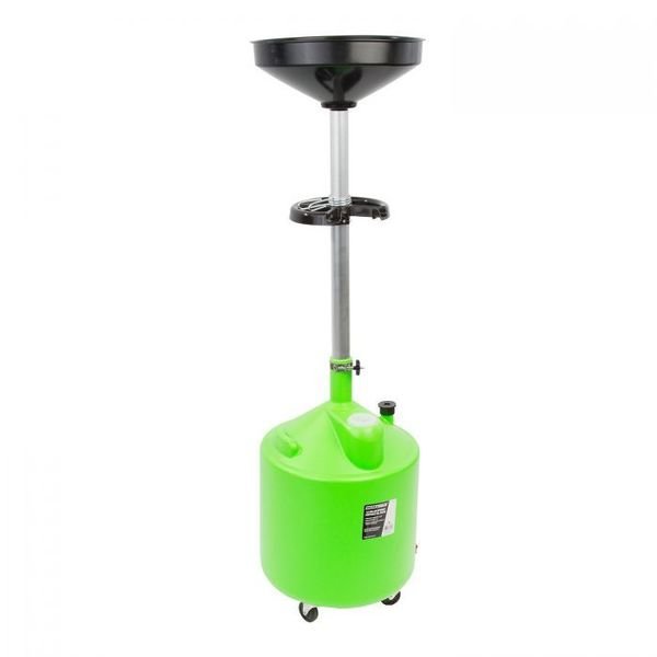 18 Gallon Upright Portable Oil Drain, Oemtools, Mfr#: 87031