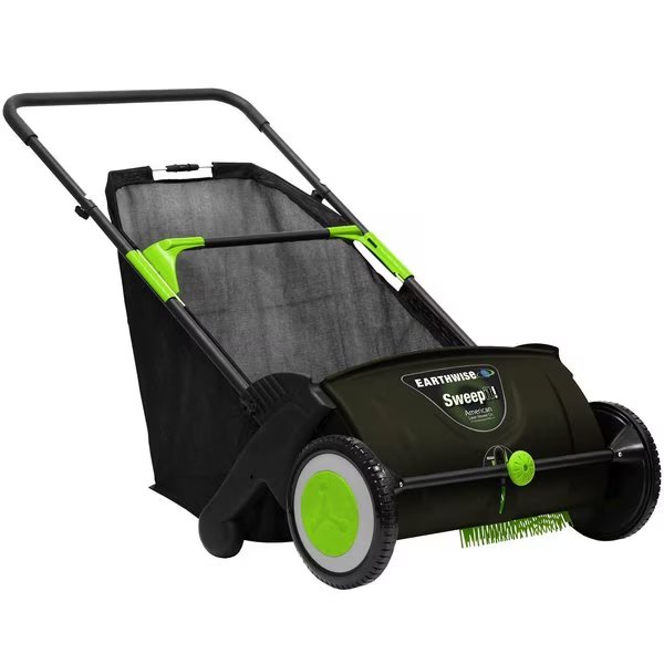 21-Inch Leaf & Grass Push Lawn Sweeper, Earthwise, Mfr#: LSW70021