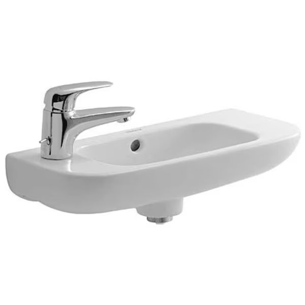Bath Sink w/Left Side Tap Hole, 19-5/8", Duravit, Mfr#: 07065000092