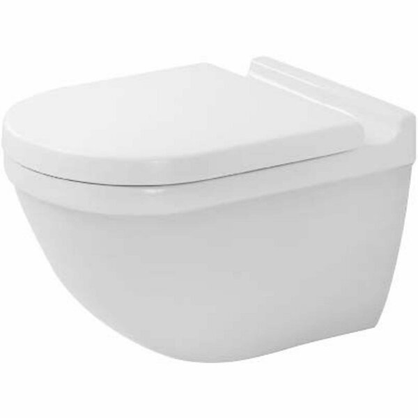 Toilet Wall Mounted 21" Starck 3, Washdown, Durafix, Us-Vers Wh, Duravit, Mfr#: 2225090092