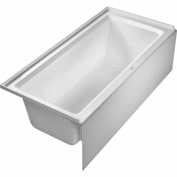 Duravit Architec 66" x 32" Soaking Bathtub, 66" L, 32" W, Duravit, Mfr#: 700408000000090