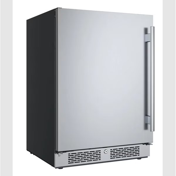 24 Inch Wide 566 Cu Ft BuiltIn Compact Refrigerator with Left Hinge, Avallon, Mfr#: AFR242SSLH