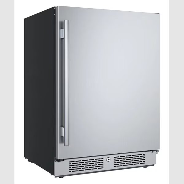 24 Inch Wide 566 Cu Ft BuiltIn Compact Refrigerator with Right Hinge, Avallon, Mfr#: AFR242SSRH