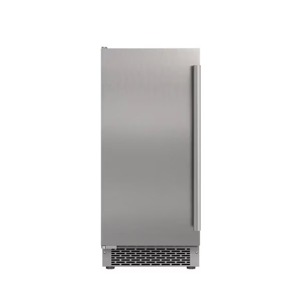 15 Inch Wide 26 Lbs BuiltIn Free Standing Ice Maker w 56 Lbs Daily Ice Production and Wash Mode, Avallon, Mfr#: AIMG151GSSILH