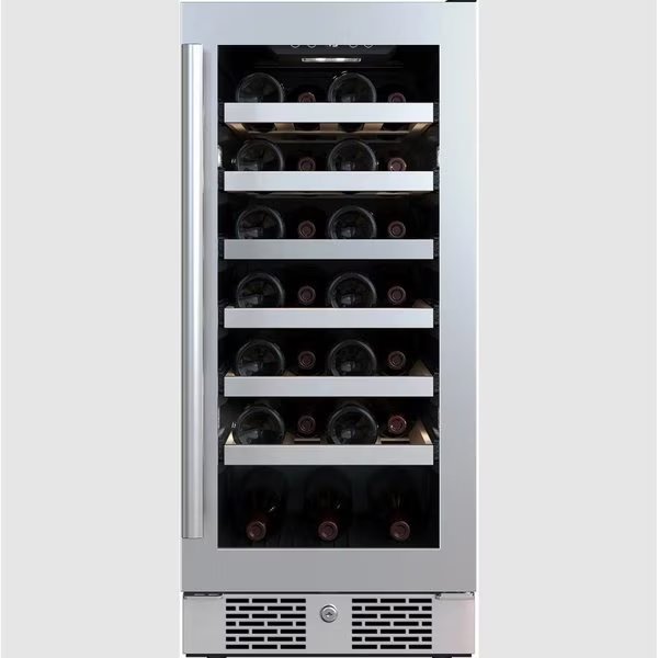 15 Inch Wide 27 Bottle Capacity Single Zone Wine Cooler with Right Swing Door, Avallon, Mfr#: AWC152SZRH