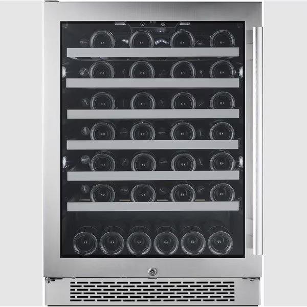 24 Inch Wide 53 Bottle Capacity Single Zone Wine Cooler with Left Swing Door, Avallon, Mfr#: AWC242SZLH