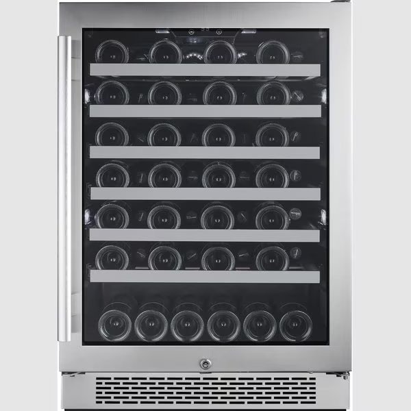 24 Inch Wide 53 Bottle Capacity Single Zone Wine Cooler with Right Swing Door, Avallon, Mfr#: AWC242SZRH