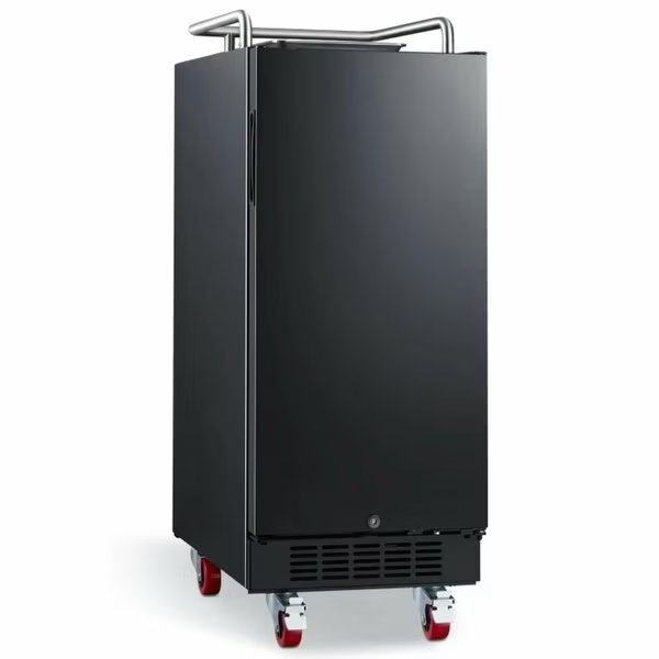 15 Inch Wide Kegerator Conversion Refrigerator with Forced Air Refrigeration, Edgestar, Mfr#: BR1500BL