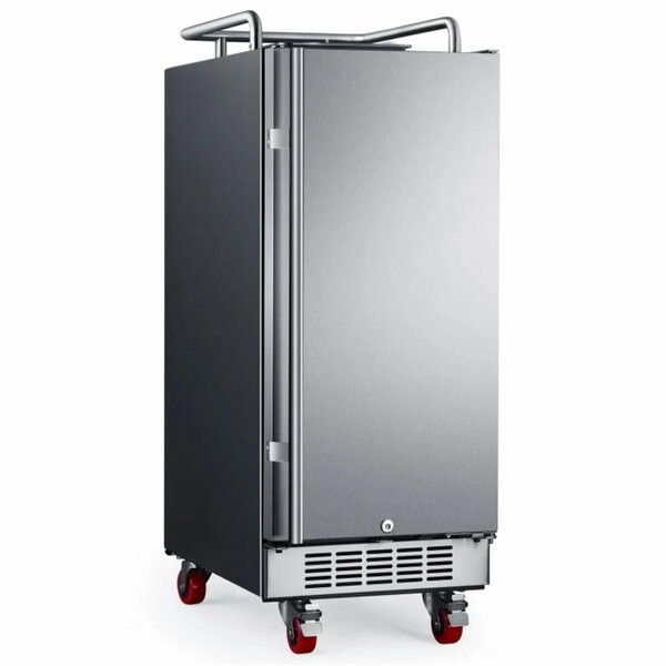 15 Inch Wide Kegerator Conversion Refrigerator with Forced Air Refrigeration, Edgestar, Mfr#: BR1500SS