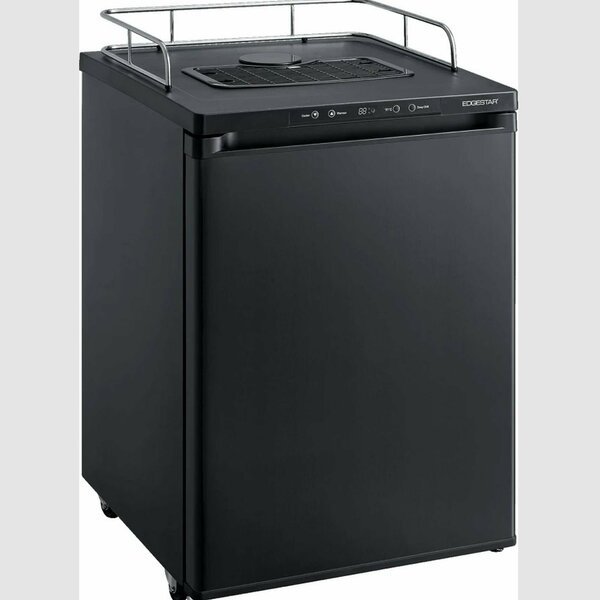 24 Inch Wide Kegerator Conversion Refrigerator for Full Size Kegs with Deep Chill Mode, Edgestar, Mfr#: BR3002BL