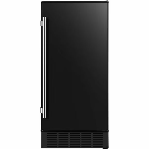 15 Inch Wide BuiltIn Ice Maker with 25 Lbs Storage Capacity and Up to 25 Lbs Daily Ice Production, Edgestar, Mfr#: IB250BL