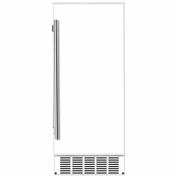 15 Inch Wide BuiltIn Ice Maker with 25 Lbs Storage Capacity and Up to 25 Lbs Daily Ice Production, Edgestar, Mfr#: IB250WH