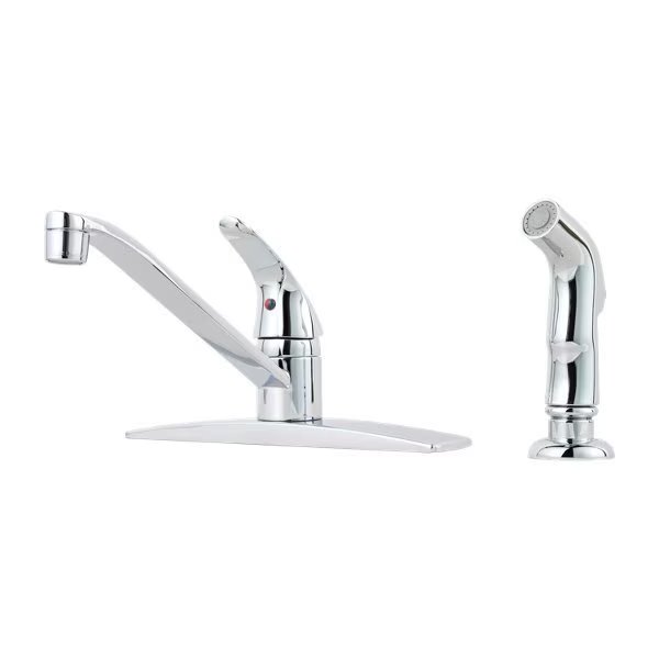 Valve, Pfirst Series Kitch 34 Pi S/C 4H W/ Polished Chrome, Pfister, Mfr#: J134-444C