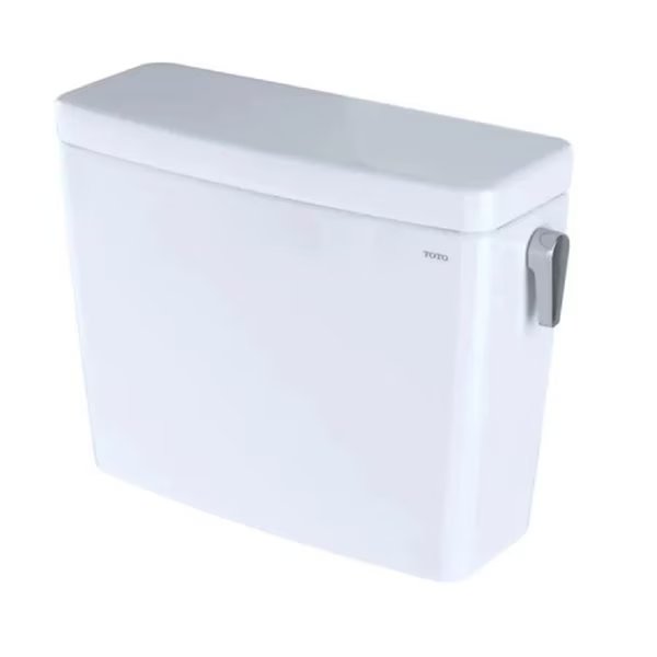 Drake 1.28 GPF Toilet Tank Only with Right-Hand Trip Lever, Less Seat, Cotton, Toto, Mfr#: ST776ER#01