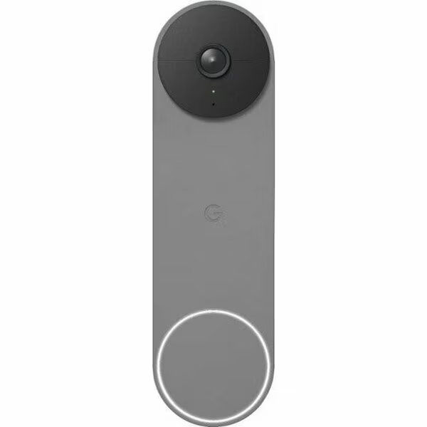 6-3/10 H x 1-4/5 W Battery Powered Video Doorbell Ash, Google Nest, Mfr#: GA02076-US