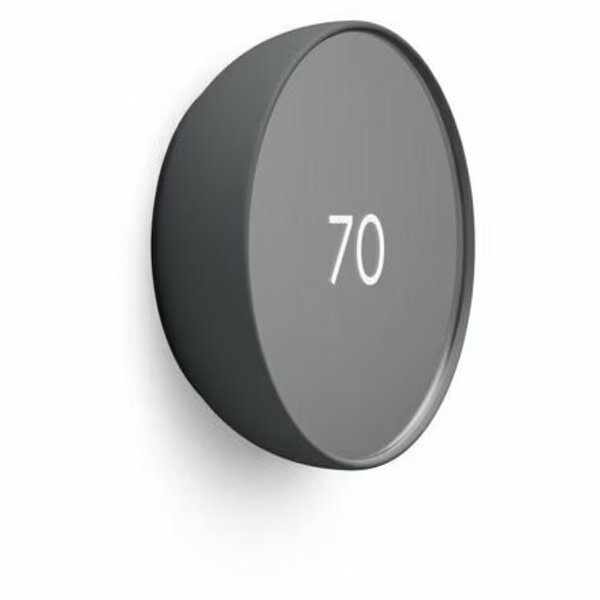 Nest Smart Programmable Wi-Fi Thermostat Charcoal, Google Nest, Mfr#: GA02081-US