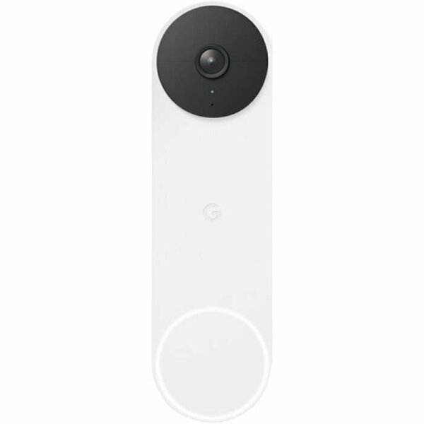 6-3/10 H x 1-4/5 W Battery Powered Video Doorbell White, Google Nest, Mfr#: GA02268-US