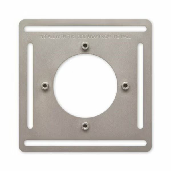 Thermostat E Steel Mounting Plate, Stainless Steel, 4PK, Google Nest, Mfr#: T4007EF