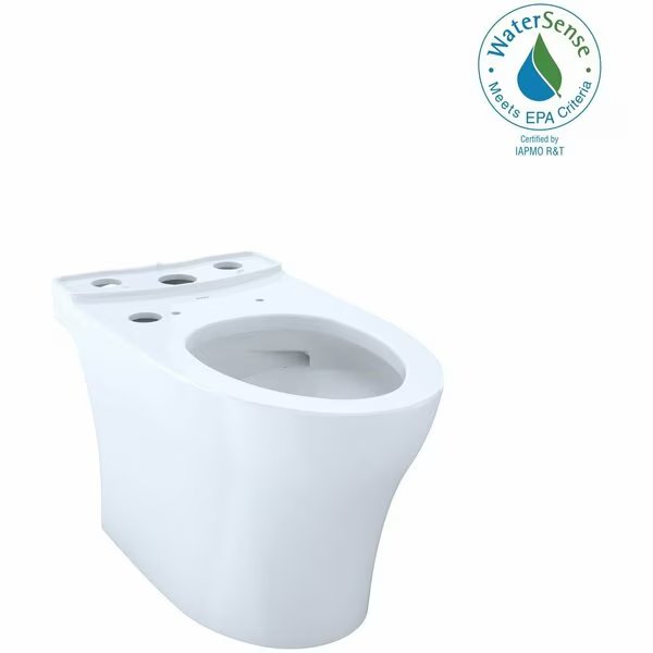 Aquia IV Elongated Skirted Toilet Bowl Cotton White, Toto, Mfr#: CT446CEGNT40#01