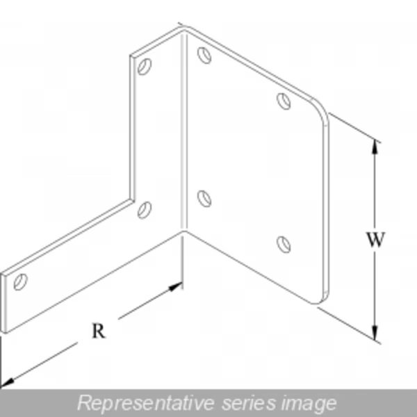 N12 Wireway, Bracket Hanger, Fits 6 x 6, Steel/Gray, Hammond, Mfr#: 1485DL2