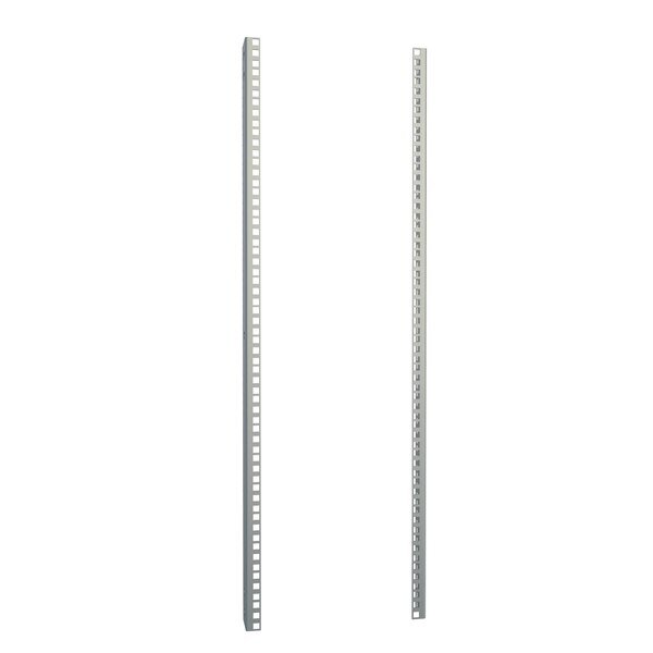 20U SQUARE HOLE C2 RACK RAIL, Hammond, Mfr#: CPR35SZPL