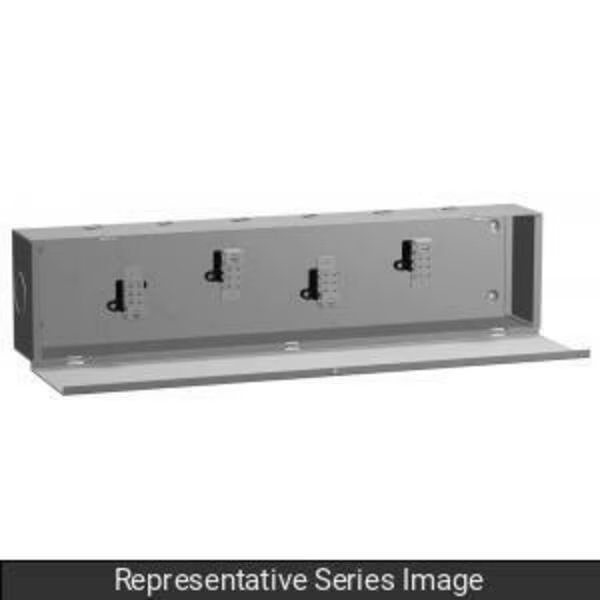 Empty Splitter Trough, 60 x 8 x 5, Steel/Gray, Hammond, Mfr#: CST5200