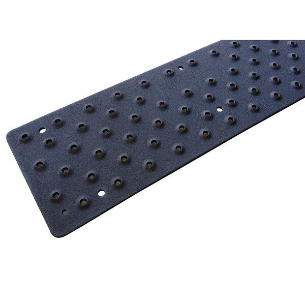 Non-Slip Aluminum Tread, 30in x 3.75in, Black, incl. screws, Handi Treads, Mfr#: NST633730BKT
