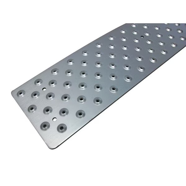 Non-Slip Aluminum Tread, 30in x 3.75in, Gray, incl. screws, Handi Treads, Mfr#: NST633730GYT