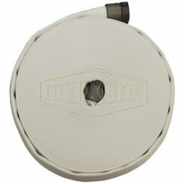 Single Jacket Fire Hose, 2-1/2 in, NPSH, 100 ft L, 135 psi Working, Polyester, Dixon, Mfr#: A325100RAS