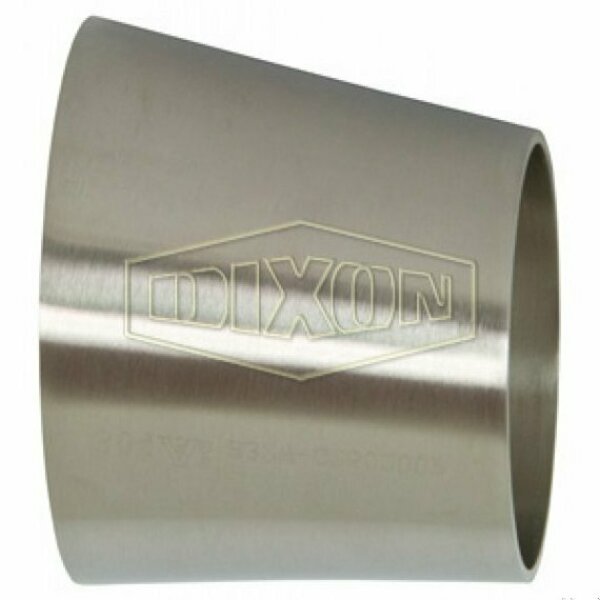 Eccentric Weld Reducer, Series: B32W, Fitting/Connector Type: Reducer, 3 x 2 in Nominal Size, 0.065, Dixon, Mfr#: B32W-G300200P