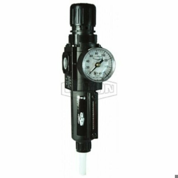 Norgren by  Excelon Modular Relieving Sub-Compact Filter/Regulator with GC620 Gauge and Semi-Automat, Dixon, Mfr#: B72G-3AG-MB