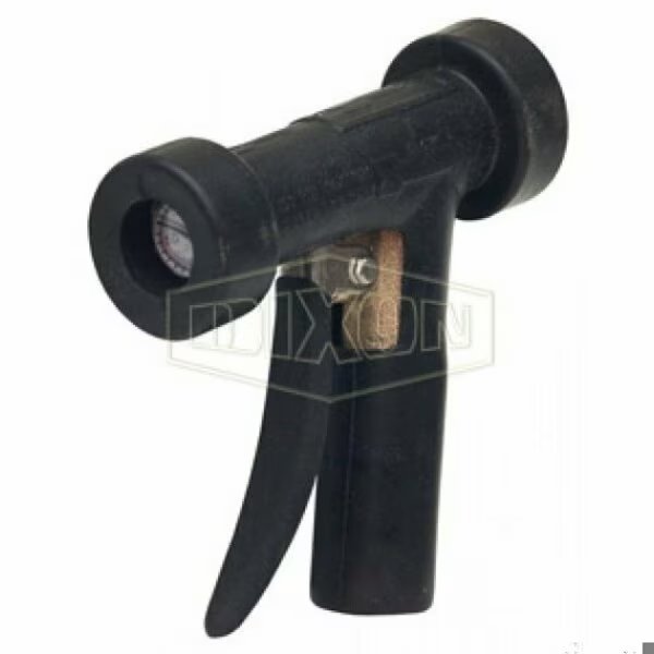 Temperature Indicating Spray Nozzle, 1/2 in FNPT, 12.5 GPM, 150 psi, Bronze, Black, Domestic, Dixon, Mfr#: BWSG-TI