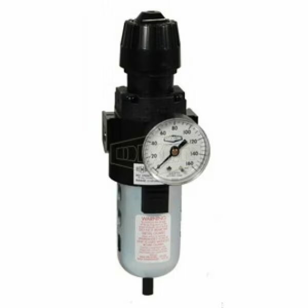 Wilkerson by Self-Relieving Standard Compact Filter/Regulator with GC230 Gauge and Bowl Guard, Polyc, Dixon, Mfr#: CB6-02AG