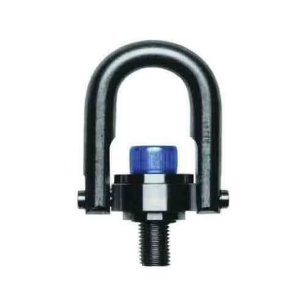 Hoist Ring, Metric Standard UBar, 2150 Kg Load, 180 Deg Pivot Angle, 360 Deg Swivel, 19 Mm Dia, 46936, Actek, Mfr#: 46936