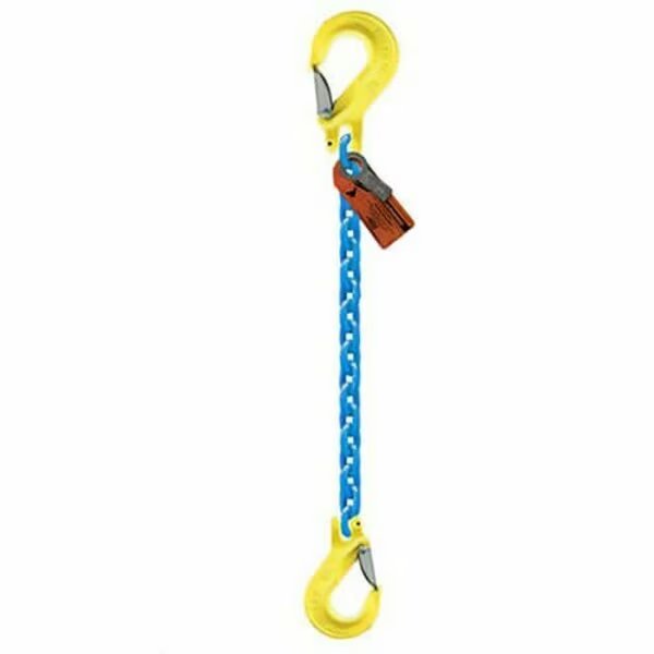 Sngl Leg 3/8 in Adjstbl Chain Slng EGKN1-EGKN, 10ft L, 8800lb WLL, Grabiq, Mfr#: G-3/8-EGKN1-EGKN-10
