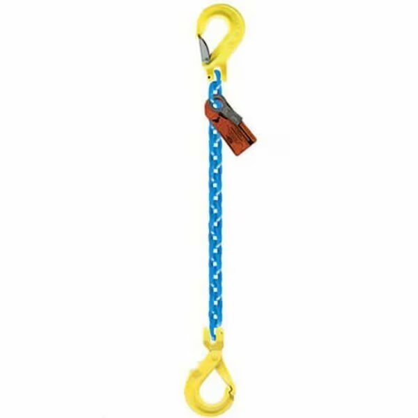 Sngl Leg 7/32 in Adjstbl Chain Slng EGKN1-GBK, 15ft L, 3300lb WLL, Grabiq, Mfr#: G-7/32-EGKN1-GBK-15
